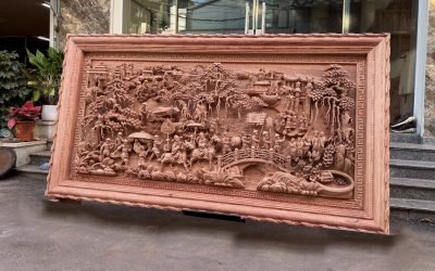 tranh gỗ vinh quy bái tổ (3)